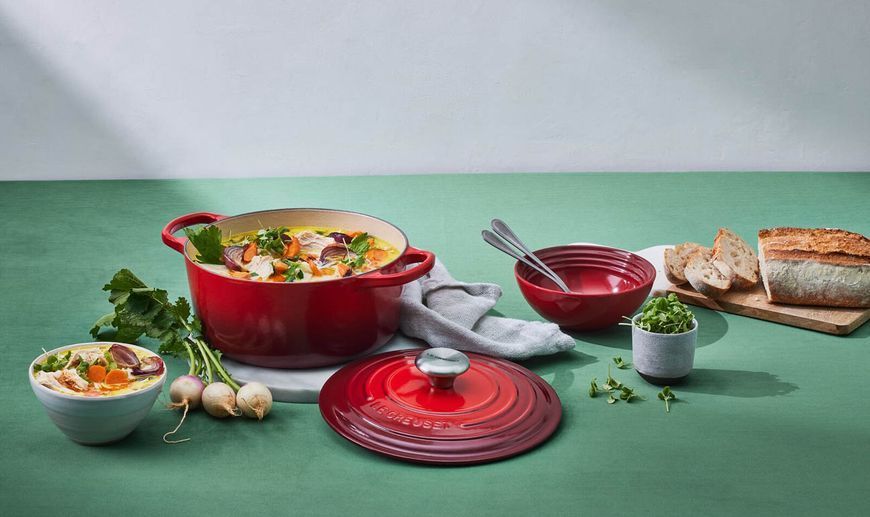 Каструля Le Creuset Evolution 5,3 л Сerise 21177260602430 фото