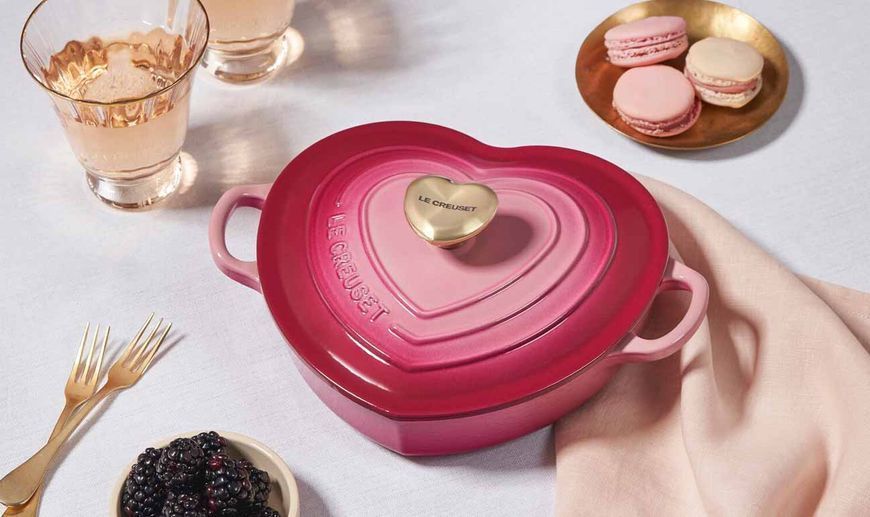Сотейник Le Creuset Heart 1 л Berry 21402204394454 фото
