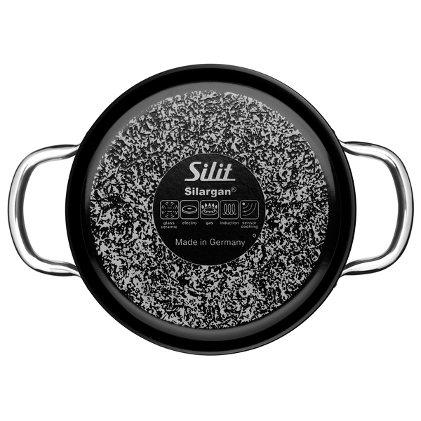 Каструля з кришкою Silit Siliargan Passion 24 см чорна 3201112977 фото