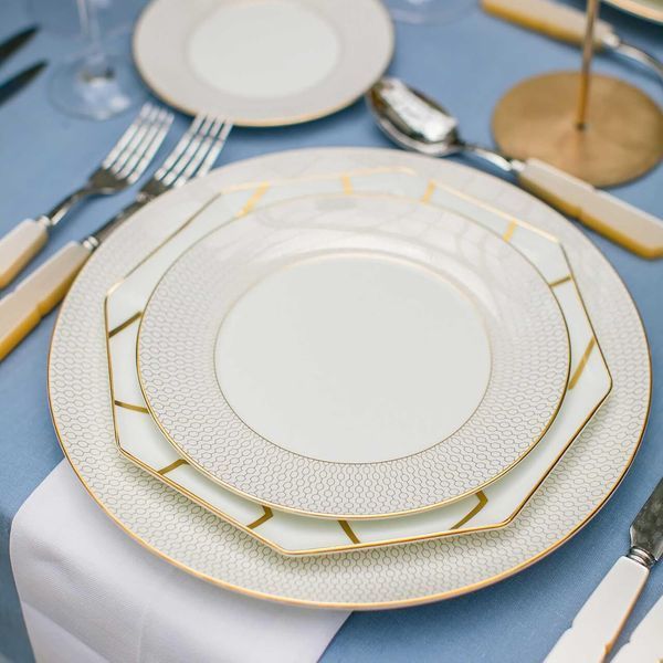 Тарілка для сніданку Wedgwood Gio Gold 20 см 701587194792 фото