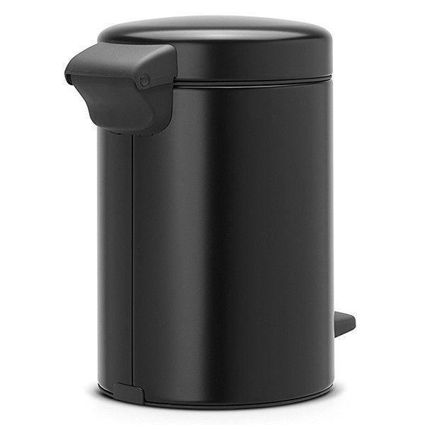 Бак для мусора Brabantia Pedal Bin 3 л черный 113321 фото
