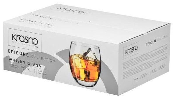 Набір склянок для віскі Krosno Epicure 6 шт 300 мл F689453030019000 фото