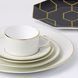 Тарілка глибока Wedgwood Gio Gold 22 см 701587478731 фото 4