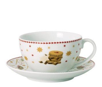 Чашка чайна з блюдцем Hutschenreuther Christmas Love 430 мл 02488-727511-14780 фото
