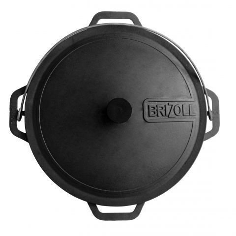 Казан азиатский Brizoll "Азия" 8 л, чугунный с крышкой KA08-1 фото