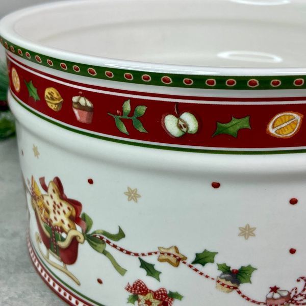 Банка для печива Villeroy & Boch Winter Bakery Delight 17 см новорічна 1486124526 фото