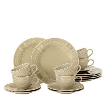 Столовый сервиз Seltmann Beat Color Glaze 18 предметов 6 персон бежевый 001.751392 фото