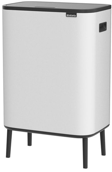Бак для мусора Brabantia Bo Touch Bin Hi 2х30 л белый 130601 фото