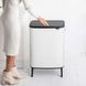 Бак для мусора Brabantia Bo Touch Bin Hi 2х30 л белый 130601 фото 5