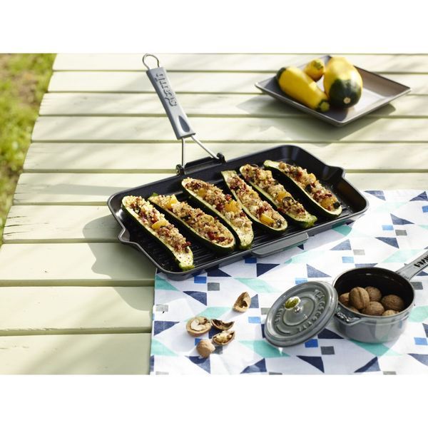 Сковорода-гриль Staub Cast Iron 34х21 cм чорна 40509-343-0 фото