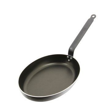 Сковорідка De Buyer Choc Resto Induction 36 см, овальна 8481.36 фото