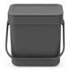 Бак для сміття Brabantia Sort&Go 3 л темно-сірий 209888 фото 1