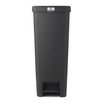 Бак для мусора Brabantia Pedal Bin StepUp 40 л темно-серый 800023 фото