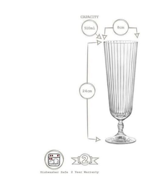 Набір із 6 келихів для коктейлів Bormioli Rocco America'20s 500 мл 123227BZG021990 фото