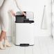 Бак для сміття Brabantia Bo Pedal Bin 2х30 л білий 211447 фото 3