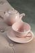 Набор из 6 блюдец Dovbysh Porcelain Vona 16 см розовый 100030 фото 3