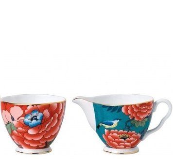 Набір із цукорниці та молочника Wedgwood Paeonia Blush 701587384261 фото