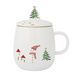 Чашка для чаю Easy Life Let It Snow 450 мл Snowman з інф'юзером та кришкою 111005585 фото 1