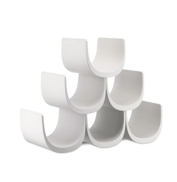 Подставка для бутылок Alessi Noe 34,5х15,5х27 см черная GIA13BLACK фото