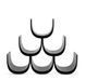 Подставка для бутылок Alessi Noe 34,5х15,5х27 см черная GIA13BLACK фото 1