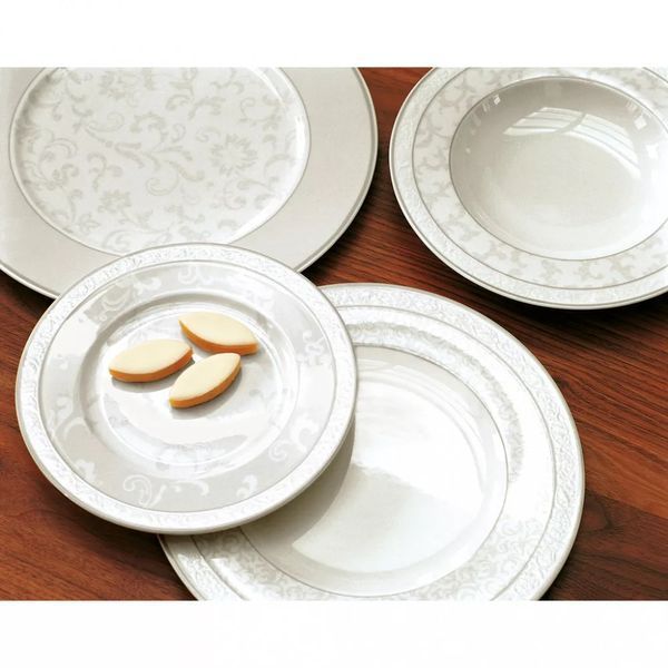 Тарілка десертна Villeroy & Boch Gray Pearl 22,7 см 1043922650 фото