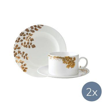 Кофейный набор Wedgwood Vera Wang Jardin 6 предметов 2 персоны 40033716 + 40033722 фото