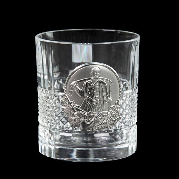Набор стаканов Boss Crystal Козаки Brillante с серебряными накладками B6KOZ1XS фото