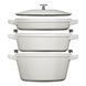 Набір посуду Staub Stackable 4 предмети білий 14552618 фото 1