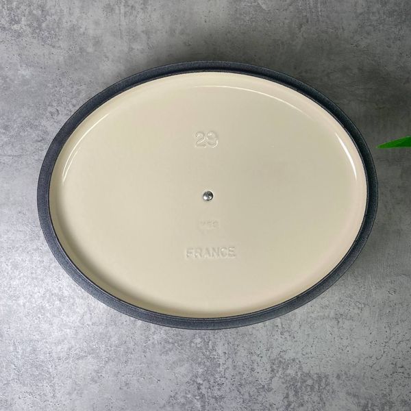 Кастрюля Le Creuset Signature 4,7 л овальная Meringue 21178297164430 фото
