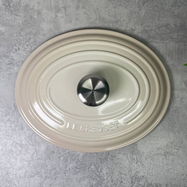 Кастрюля Le Creuset Signature 4,7 л овальная Meringue 21178297164430 фото