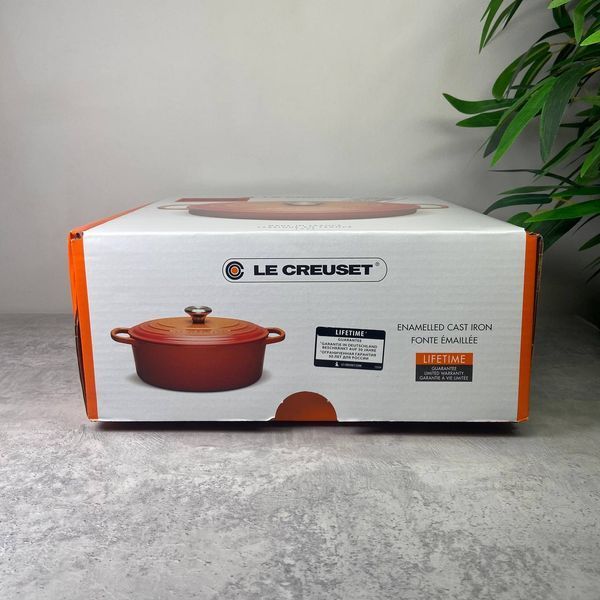 Кастрюля Le Creuset Signature 4,7 л овальная Meringue 21178297164430 фото