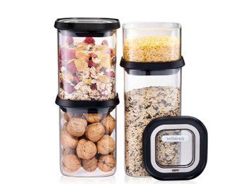 Набор из 4 емкостей для хранения сыпучих продуктов Gefu Pantry G-12806 фото