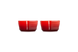 Набор из 2 форм для запекания Le Creuset Heart 300 мл Cerise 79082300600000 фото 3