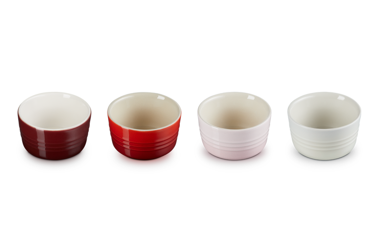 Набір із 4 рамекінів Le Creuset Petits Fours 100 мл різнокольоровий 79109107969030 фото
