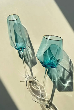 Набір келихів для шампанського Блакитний Діамант 350 мл, 4 шт bluebrilliant_champagne фото