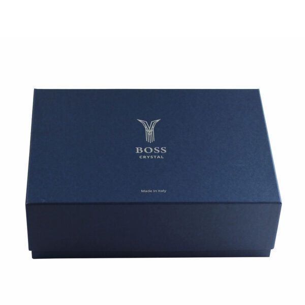 Набор для виски Boss Crystal Bull с серебрянными накладками, 4 предмета BCR3Bull фото