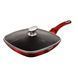 Сковорода-гриль Berlinger Haus Metallic Line Black Burgundy Edition, 28х28 см, антипригарная с крышкой BH-6099 фото 1