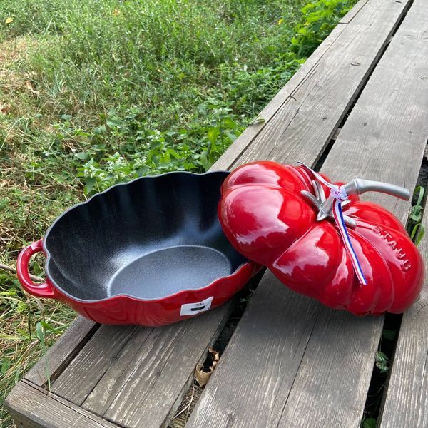 Каструля "Томат" Staub Cast Iron 2,9 л з кришкою червона 11712506 фото