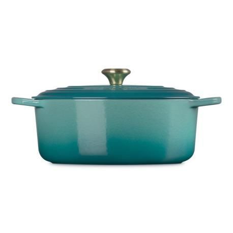 Кастрюля Le Creuset Signature Bleu Riviera 4,7 л овальная 21178290994450 фото