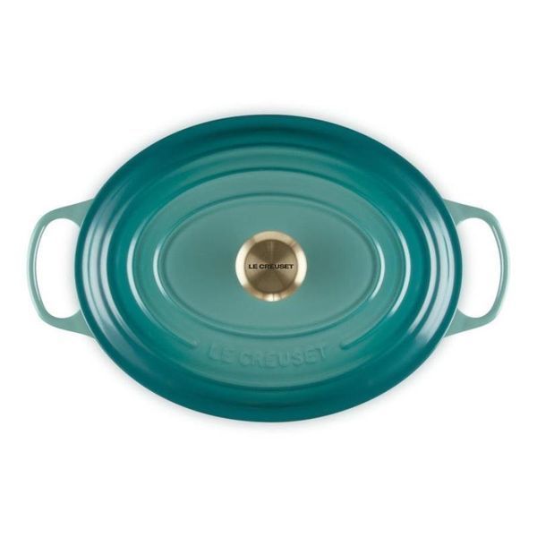 Кастрюля Le Creuset Signature Bleu Riviera 4,7 л овальная 21178290994450 фото