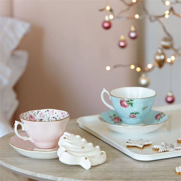 Чашка с блюдцем Royal Albert Rose Confetti 180 мл 652383739628 фото