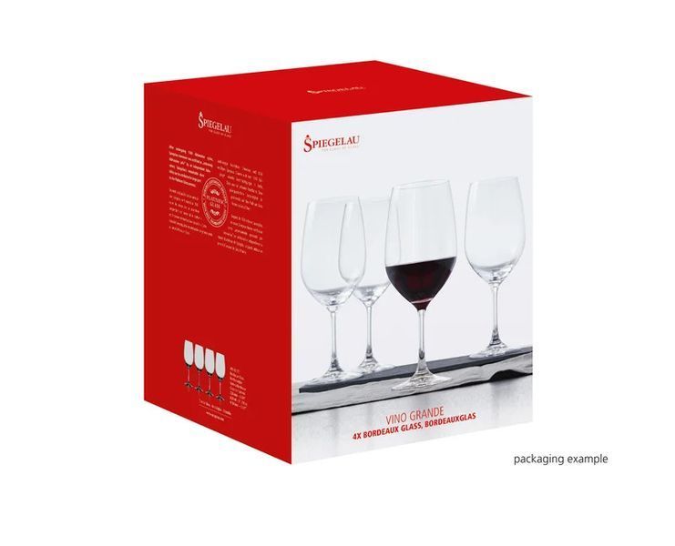 Набір із 4 келихів для червоного вина Spiegelau Vino Grande 620 мл 4510277 фото