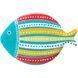 Блюдо Easy Life Sea Friends 27х19 см разноцветное 111003704 фото 1
