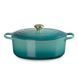 Кастрюля Le Creuset Signature Bleu Riviera 4,7 л овальная 21178290994450 фото 2