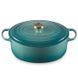 Кастрюля Le Creuset Signature Bleu Riviera 4,7 л овальная 21178290994450 фото 1