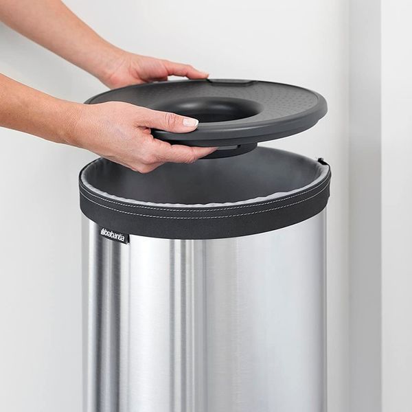 Кошик для білизни Brabantia Laundry Bin Matt Steel 35 л 103469 фото