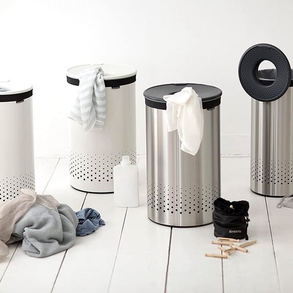 Кошик для білизни Brabantia Laundry Bin Matt Steel 35 л 103469 фото