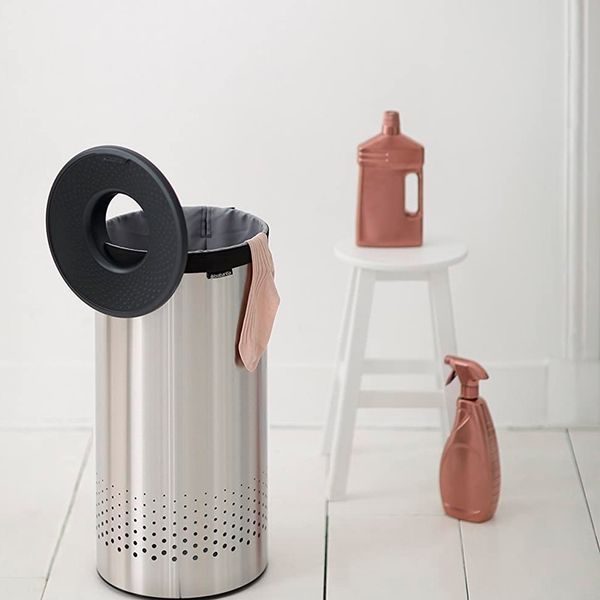 Кошик для білизни Brabantia Laundry Bin Matt Steel 35 л 103469 фото