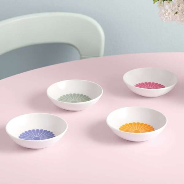 Набір із 4 піал Villeroy & Boch Fleur 13,2 см різнокольоровий 1045546004 фото