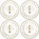 Набор из 4 десертных тарелок Easy Life Royal Nutcracker 19 см новогодний 111004393 фото 1